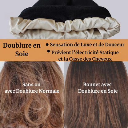 SoieChic™ | Bonnet Soyeux d’Amour